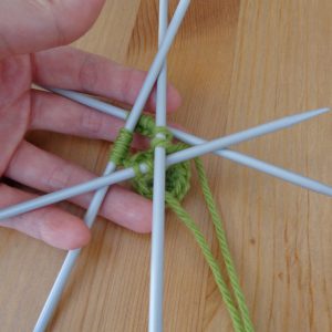 Make a spike: lap 1, step 6